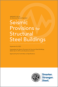 ANSI/AISC 341-22 — Seismic Provisions for Structural Steel Buildings logo