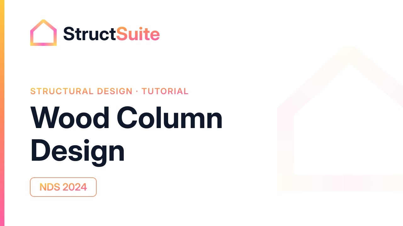 Video: Wood Column Design Step by Step — Worked Example, Column Stability Factor CP (NDS 2024)